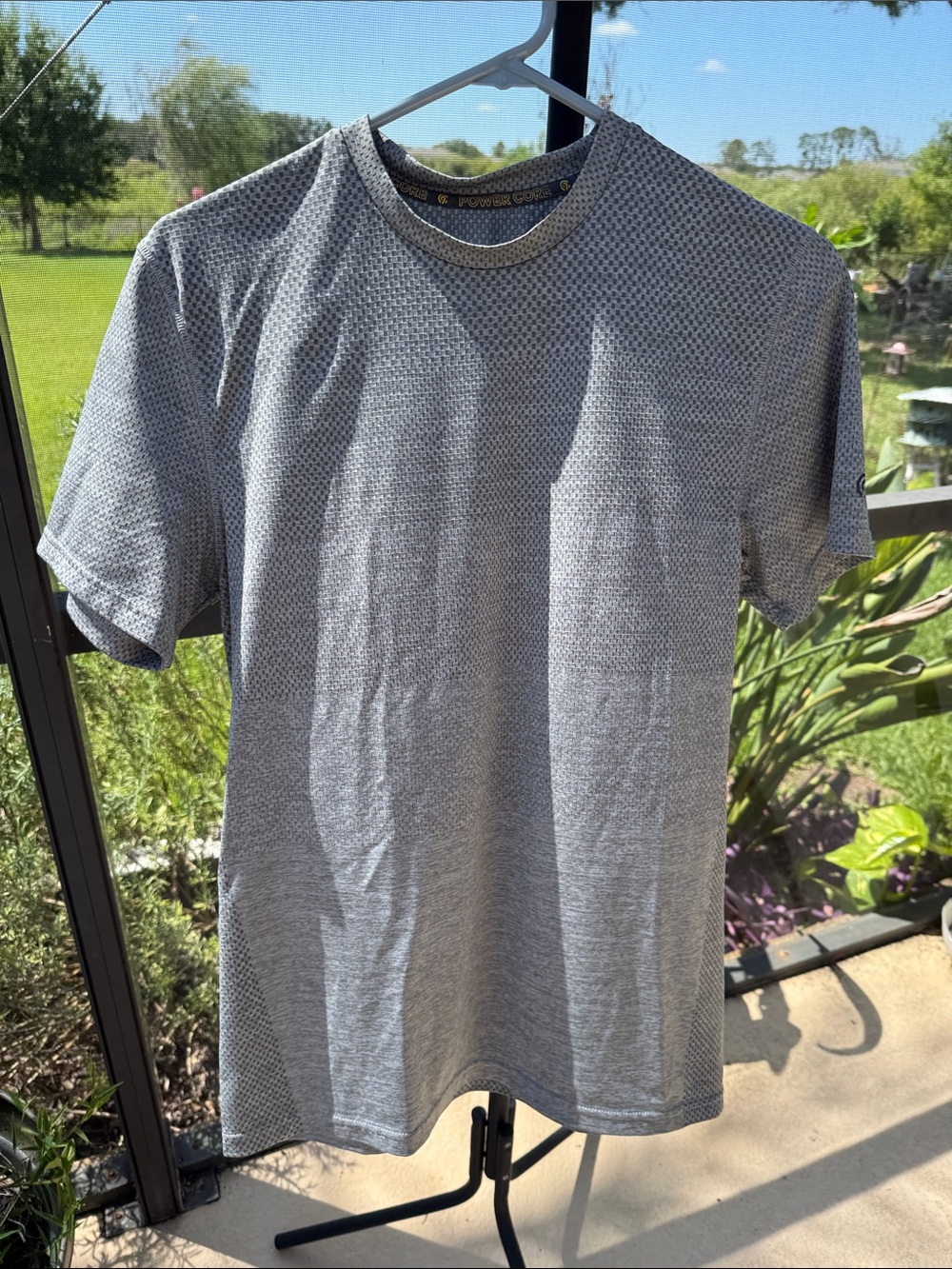 C9 by Champion Power Core Heather Gray Short Sleeve Performance Tee
